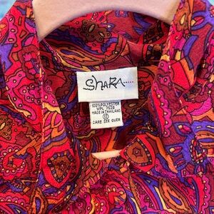 Vintage Psychedelic Paisley Blouse
